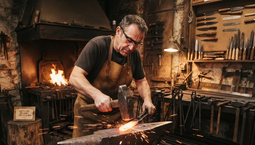 Forger son propre couteau : participer à un stage d’initiation à la coutellerie