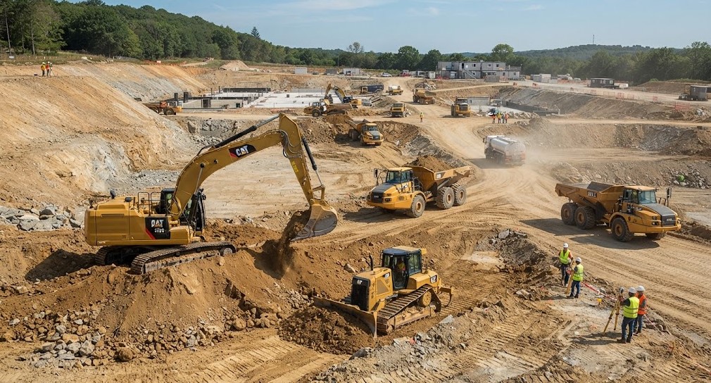 Terrassement : comment éviter l’affaissement des terres après le passage des engins ?